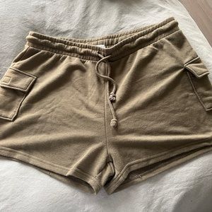 Ardene green cargo shorts